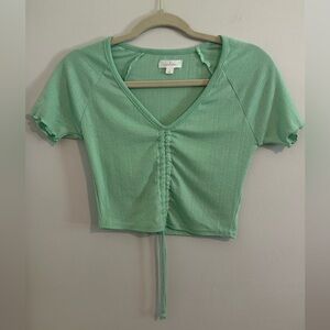 Colsie Soft Cropped Sleep Shirt